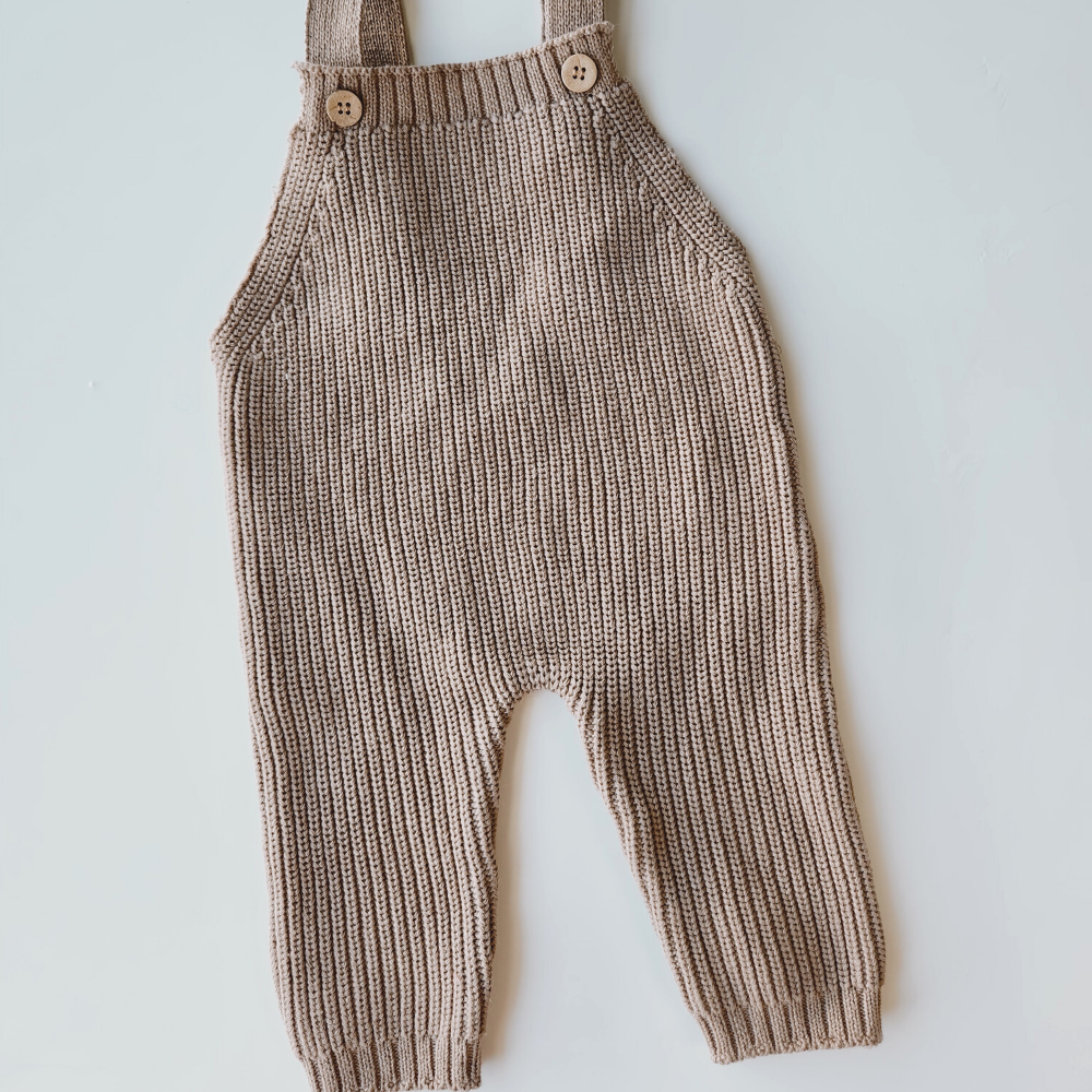 CHOCOLATE OVERALL KNIT